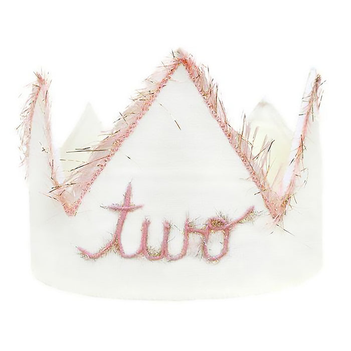 Pink Script Birthday Crown image 1