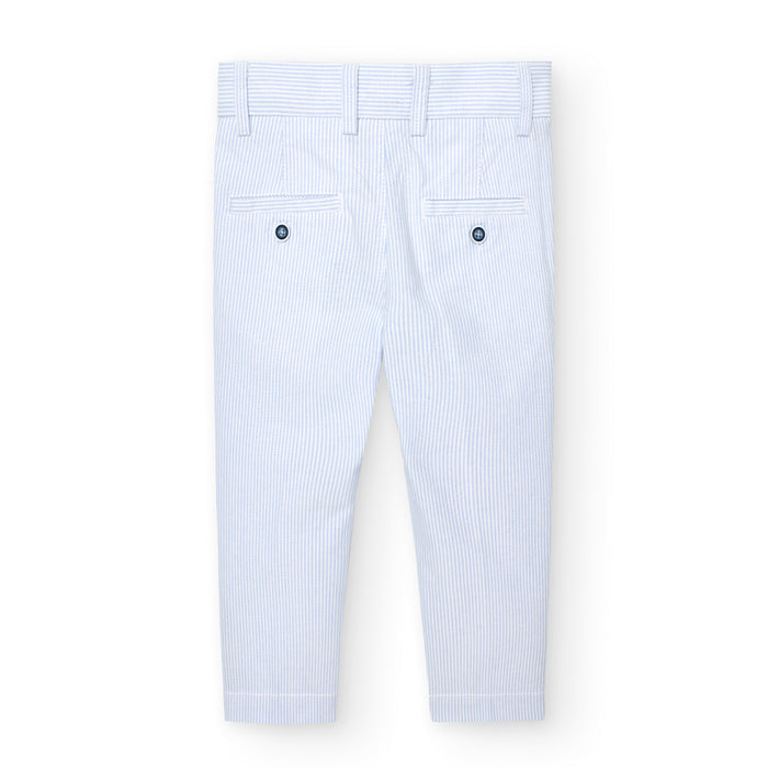 Pinstripe Linen 3-piece Suit image 11