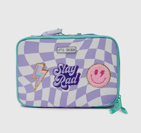 Stay Rad Patched Checkered Lunchbag image 0