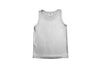 Metallic Silver Ribbed Tank image 0