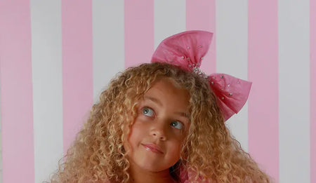 Candy Pink Bow Headband image 0