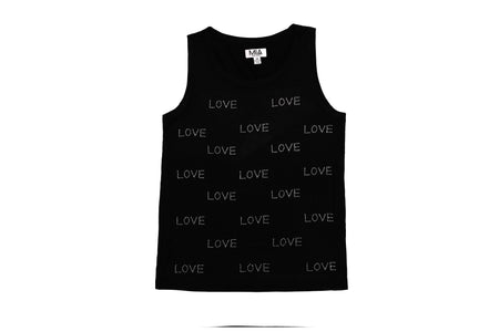 Black Rhinestone “LOVE” Tank image 1