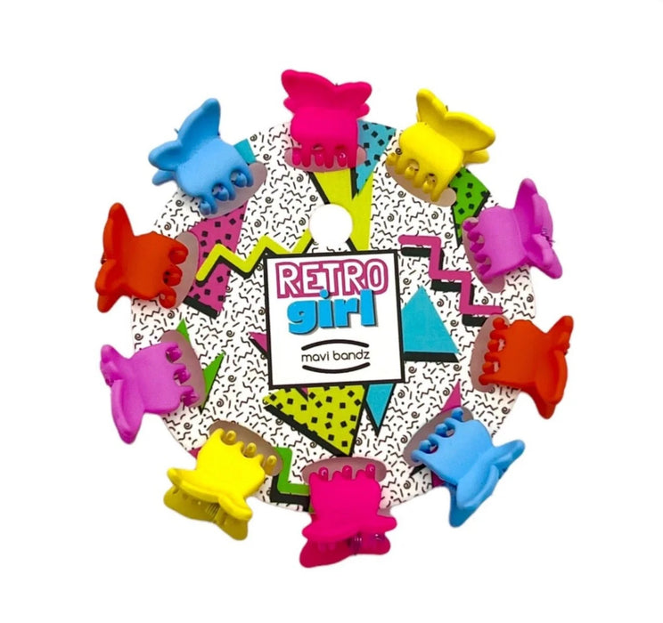 Retro Girl Mini Hair Clips image 1