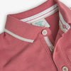 Salmon Polo & White Shorts image 3