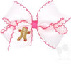 Pink Embroidered Christmas Bow image 6