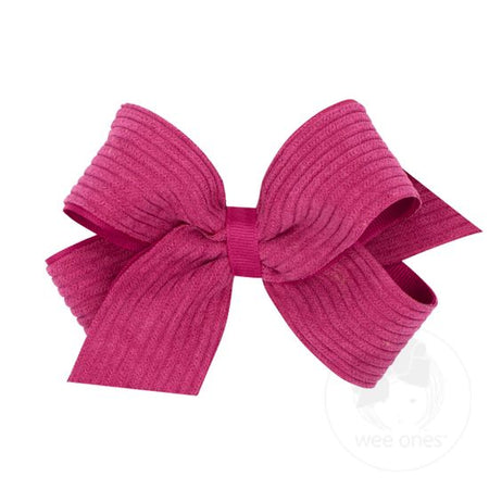Corduroy Over Grosgrain Bow image 0