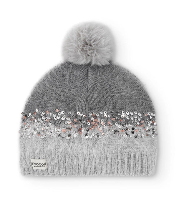 Sparkle Snow Knit Hat & Glove Set