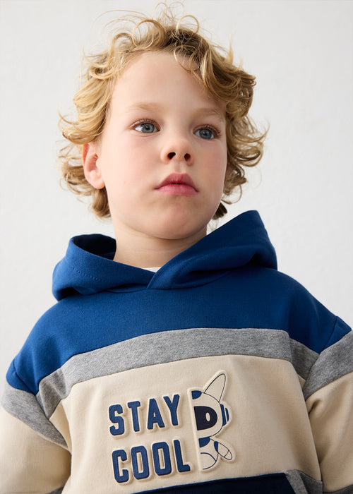 Boys 3-Piece Set: Hoodie & Sweatpants, Blue/Grey