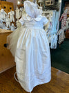 Pure Silk Short Sleeve Collared Gown image 0