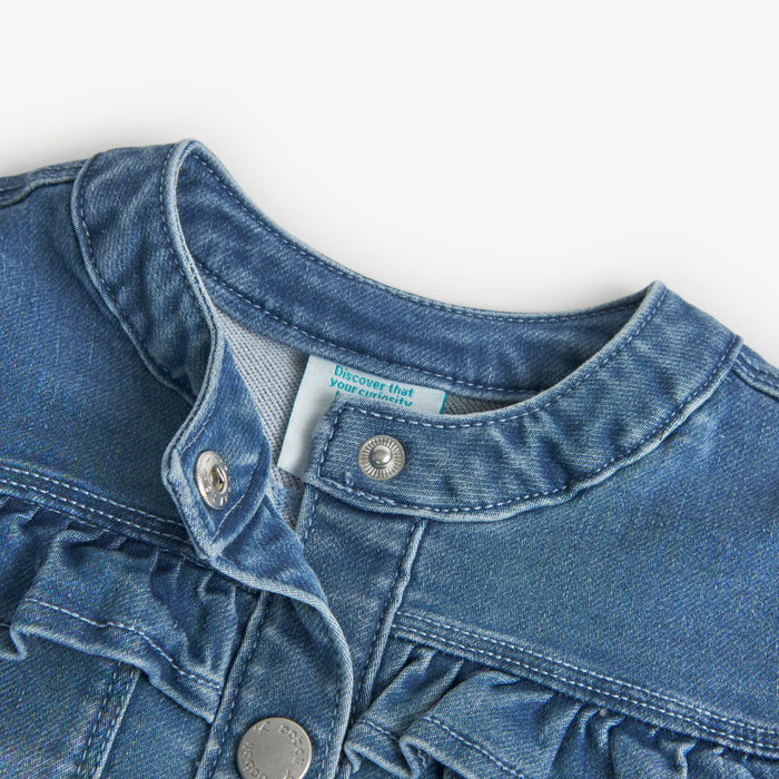 Ruffle Denim Jacket image 1