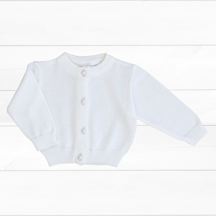 White Knit Cardigan image 0