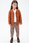 Orange Plaid 3pc Set image 0
