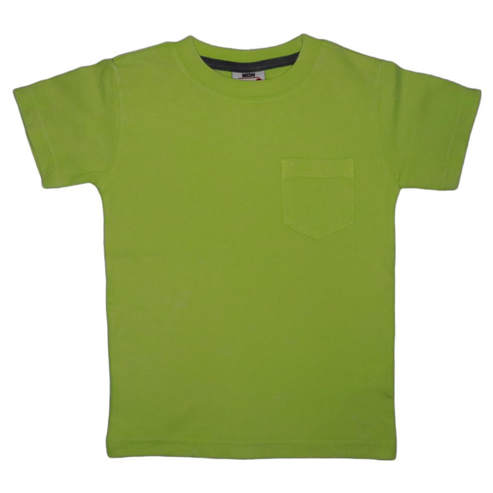 Bright Lime Vintage Wash Pocket Tee image 0