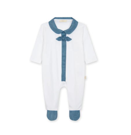 Denim Trim Footie Collection