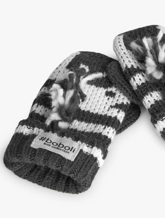 Wild Pals Knit Mittens (Lion or Zebra)