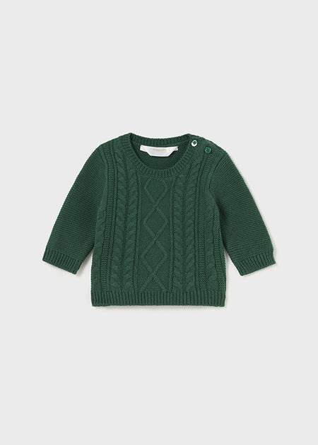 Green Sweater & Tartan Plaid Pants image 0