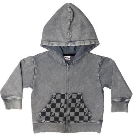 Urban Edge Check Kids' Hoodie & Jogger Set image 0