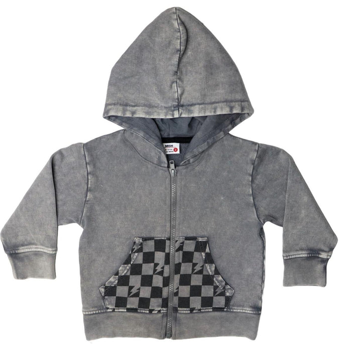 Urban Edge Check Kids' Hoodie & Jogger Set image 0