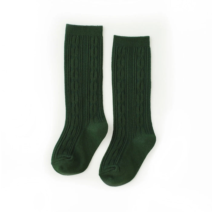 Cable Knit Knee High Socks 6-18mos. image 2