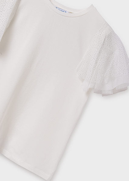 Girls’ Tulle Sleeve Top image 2