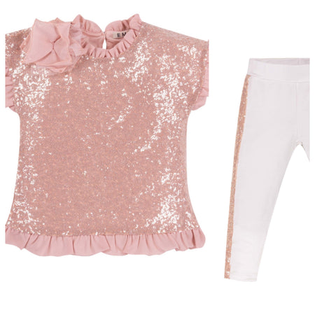 Girls' Sequin Top & Legging Set image 0