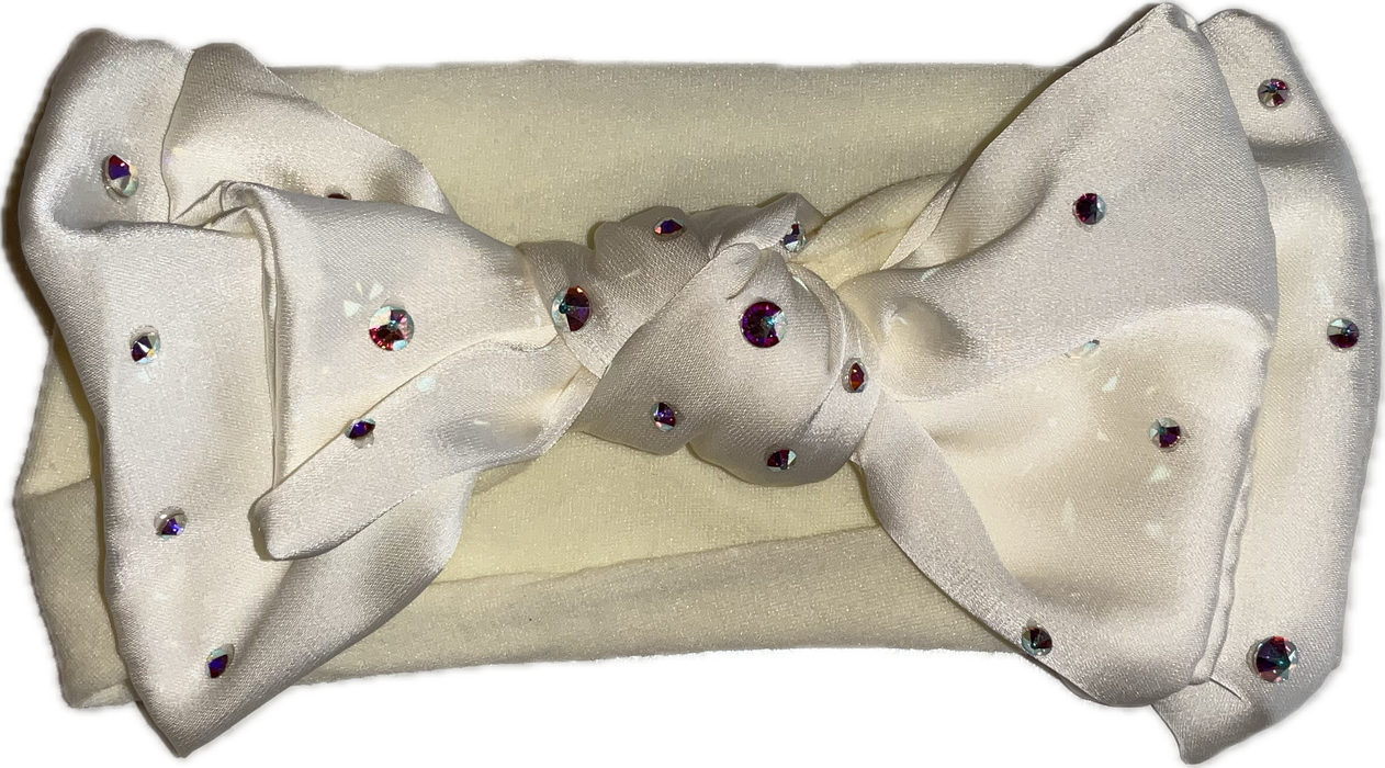 Rhinestone Silk Bow Headband image 4
