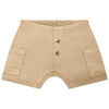 Classic Button-Up Bodysuit & Cargo Shorts Set image 1