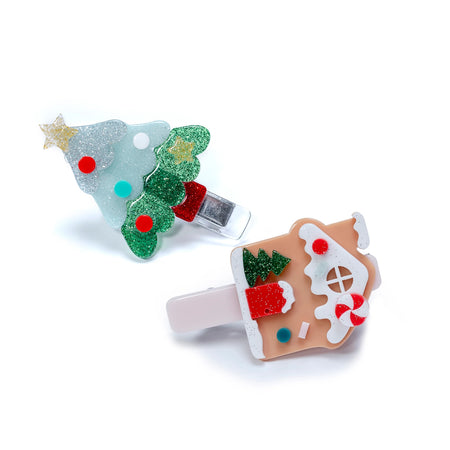 Christmas Tree & House Clips image 0