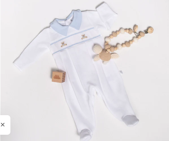 Handmade Smocked Collection - Bear or Rose