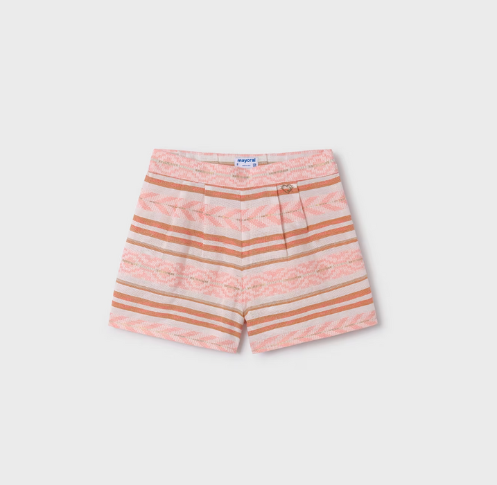 Striped One-Shoulder Top & Matching Shorts Set image 10