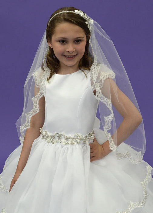 Esme - White w/ Veil 2025 Bella Bow image 1