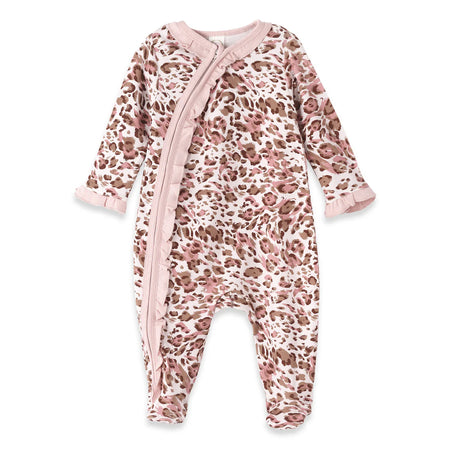 Pink Leopard Footie image 0