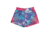 Blue Tie-Dye Peace Sign Shorts image 0