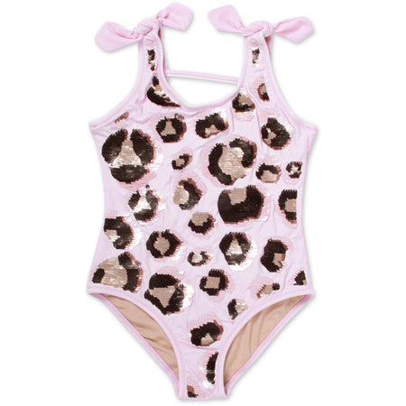Sequin Leopard Swimsuit image 0