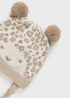 Leopard Hat & Mitten Set image 1