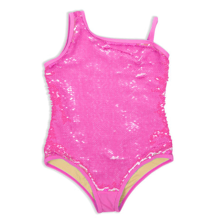Hot Pink Sequin Swimsuit image 0