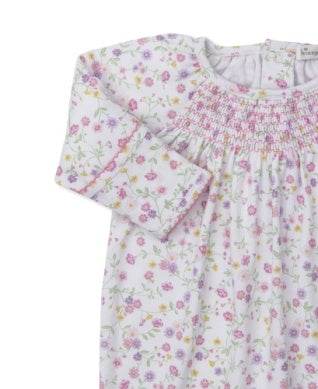 “Meadow Daydream” Smocked Footie